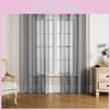 Современная однотонная светопропускающая штора для спальни, гостиной, полупрозрачная