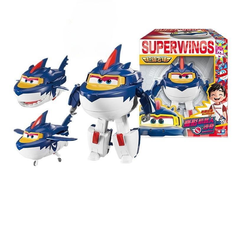 Auldey Super Wings 19 Аниме Фигурка Новый персонаж Шаки Куин Хаохао Робот Фигурка-трансформер Игрушки для Мальчиков Девочек Детский Подарок