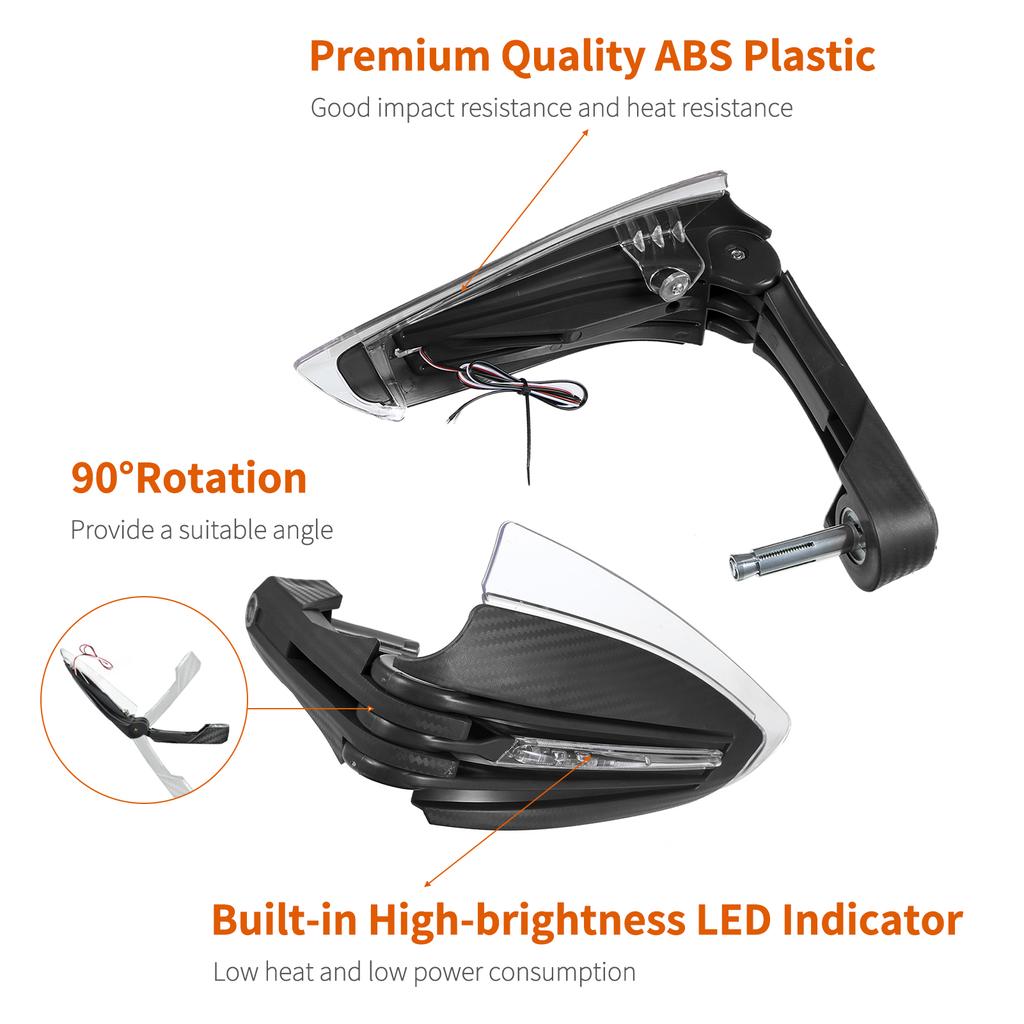Мотоциклетные поручни, универсальная водонепроницаемая защита от падения и ветрозащита со светодиодной подсветкой