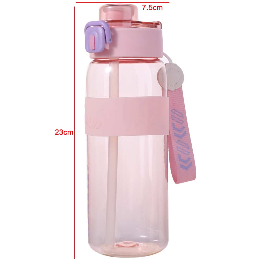 Leak Proof Colorful Plastic Cup PC Outdoor Sports Kettle Beautiful 800ml Sports Water Bottle Gym