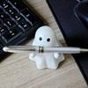 Funny Ghost Pen Holder Creative Little Ghost Statue Crafts Halloween Ghost Figurine  Stationery