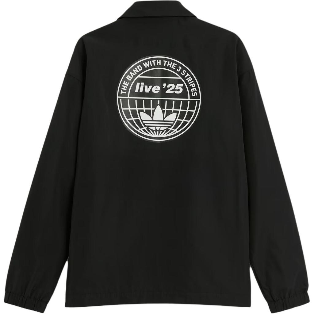 adidas Куртка-бомбер Originals X Oasis Collaboration Coach Jacket Travel Coach Однобортная куртка со свободной воротниковой зоной Унисекс куртки KT-3464