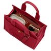 Coach Cargo Год Змеи Ограниченная Серия 26 Застежка-молния Съемный плечевой ремень Тканевая сумка-тоут Сумка для покупок Женская сумка-тоут Рубиновый CZ430-B4RB