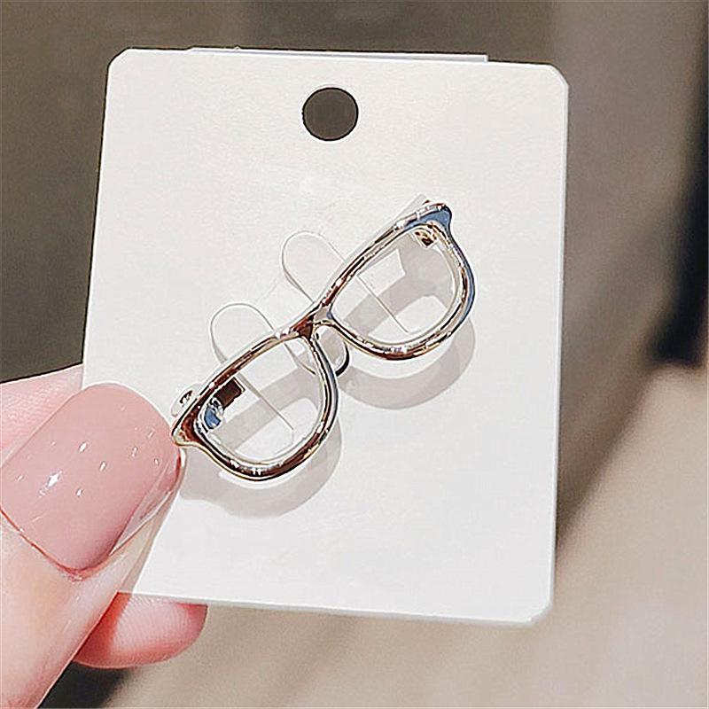 Cute Hollow Little Glasses Brooch Badge Clothing Accessories Jewelry Brooch Pins
