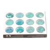12 Grids Glitter Sequins Set Hand Made DIY Nail Art Glitter Sequins Decals Set 3D Nail Art Decorations Blue
