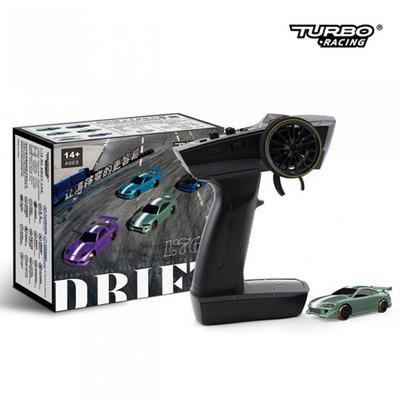 Hitec Turbo Racing 1 76 Масштаб 2wd Дрифт-кар C62 Зеленый