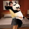 1pc 60cm-120cm Giant Panda Plush Toys Soft Sleep Pillow Cartoon Animal Bear Stuffed Baby Doll Classic Kids Birthday Gifts