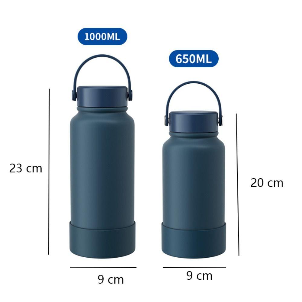 Stainless Steel Vacuum Cup Solid Color Thermal Car Cup New Insulated Water Bottle