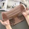 Трусики из ледяного шелка для женщин, сексуальные прозрачные трусы, бесшовные, дышащие, со средней посадкой, удобные, мягкие, нижнее белье для женщин