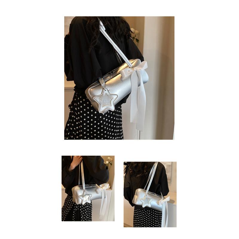 Сумка-подмышка Tooxika Bowknot для женщин, новый стиль, модная универсальная сумка-багет из искусственной кожи большой вместимости