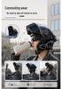 Крутой Шлем для Мотоцикла Bluetooth Камера с Откидной Передней Частью и Двойным Визором