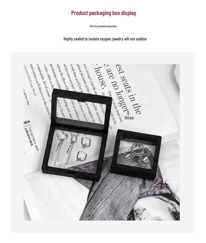 MA* Кольца из состаренного серебра в стиле ретро с красным и черным агатом