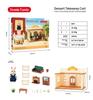 Совместимо с домиком Sylvanian Family: Игровой домик-вилла для девочек - Идеальный подарок на день рождения