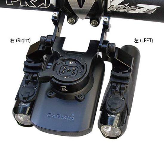 Light Adapter for Cateye Front Lights for Narrow Compatible with Type 19 and [REC MOUNT] Right-Handed (R-CATHL2) Dual-Arm Mounts. Headlights, Arms,