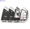 Jingyuqin 3/4 Buttons Remote Car Key Keyless Entry Fob For BMW F CAS4 5 7 Series X5 X6 2014 2015 2016 With Insert Key