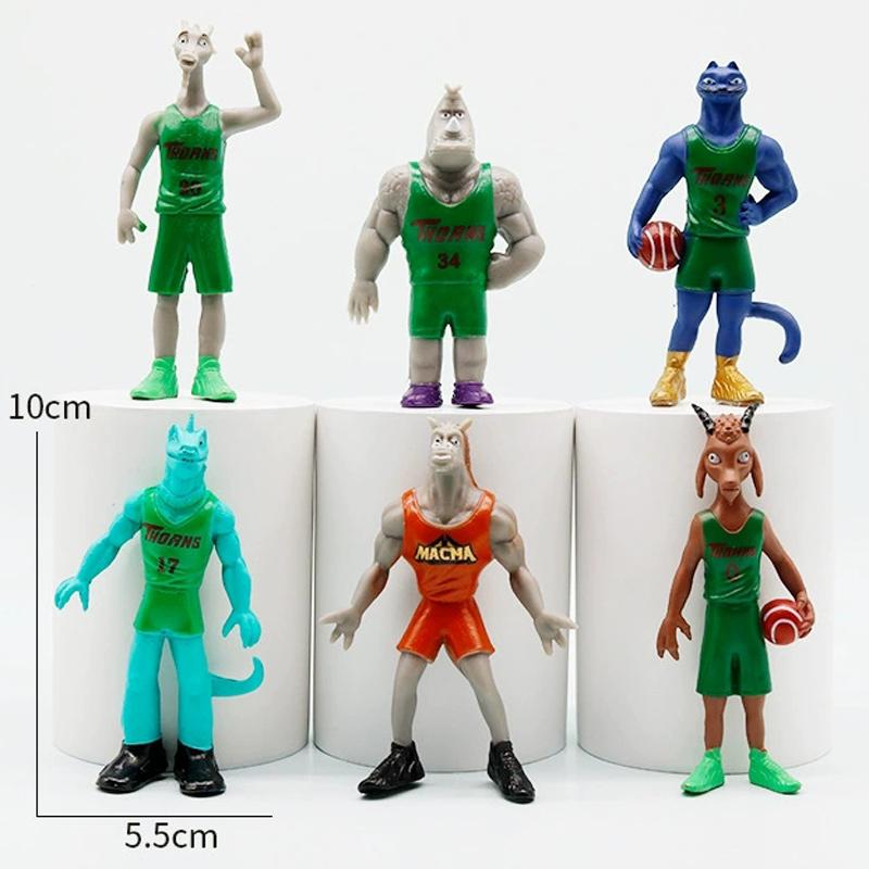 Hot Cartoon Miracle Dream Team Anime Figures Goat Cosplay Action Model Pvc Desktop Statue Ornament Collection Toy Gift