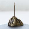 Новая курильница из чистой меди, украшения для чайного домика, мини-держатель для горных благовоний, креативная курильница для ароматерапии, декор для дома и офиса