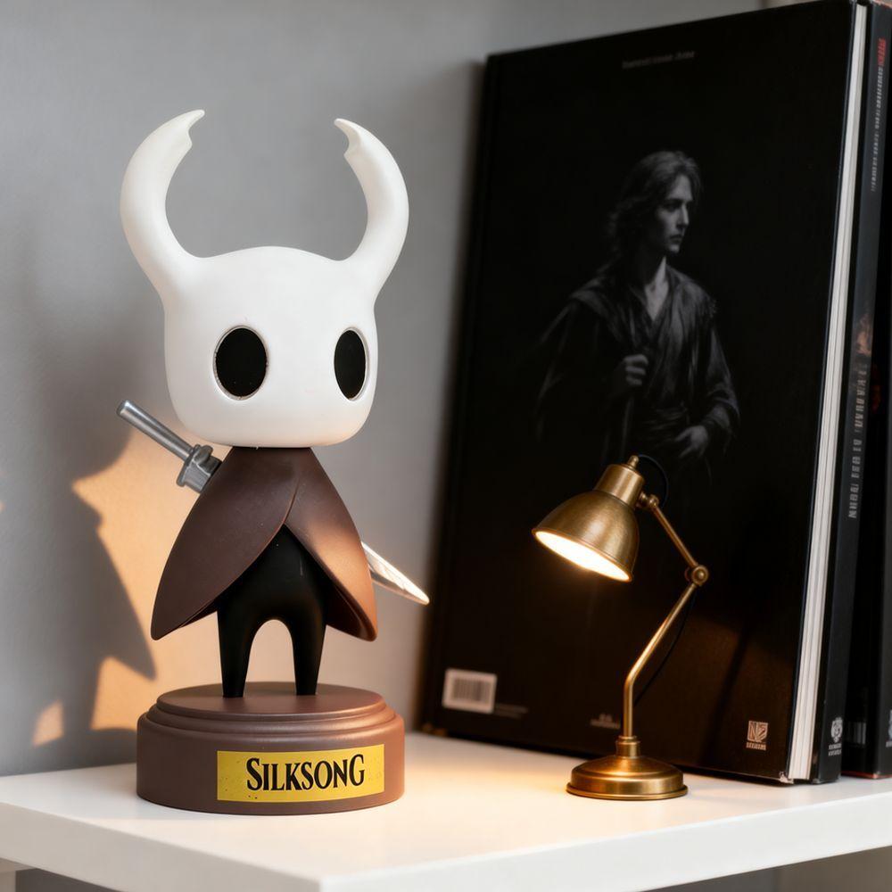 Hollow Knight - 12 см Маленький Рыцарь Аниме Модель Ручной Работы, Игровые Аксессуары, Шасси, Коллекционная Фигурка, Статуя ПВХ Модель