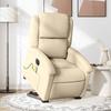 VidaXL Electric Massage Recliner, Relaxation Chair with Adjustable Backrest and Footrest, Seat of 3204209