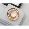 Peach Morganite Natural 15-16 Ct Round Cut Fabulous Certified Loose Gemstone