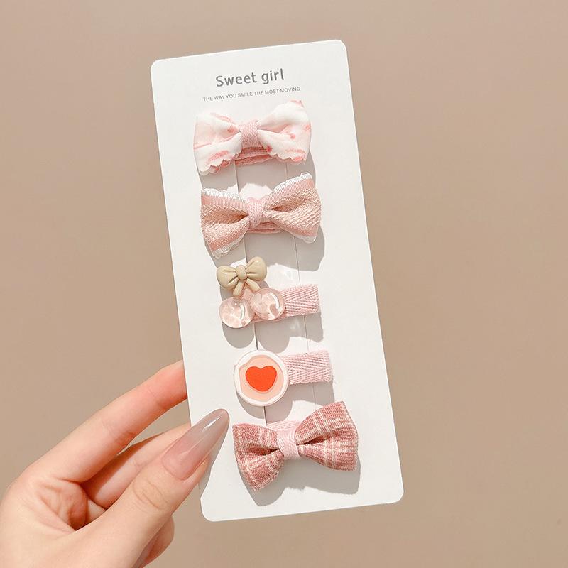 Pastoral Style Floral Butterfly Bow Hair Accessories for Children