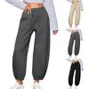 Women's High Waisted With Pocket Jogging Pants Sweatpants Trousers Solid Color Casual Pants