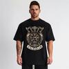 Мужская футболка ODIN Vikingyins 5xl Хлопок Винтаж Высокие Топы Большой Размер Футболки Большой Размер Большая Одежда Футболки Мода