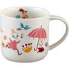 Yamaka Shoten MOOMIN Recycled Ceramic Microwave Moomin Nordic Day Wedding Made In Mug, Approx. 350ml, Safe, Umbrella, Merchandise, Style, Mother's