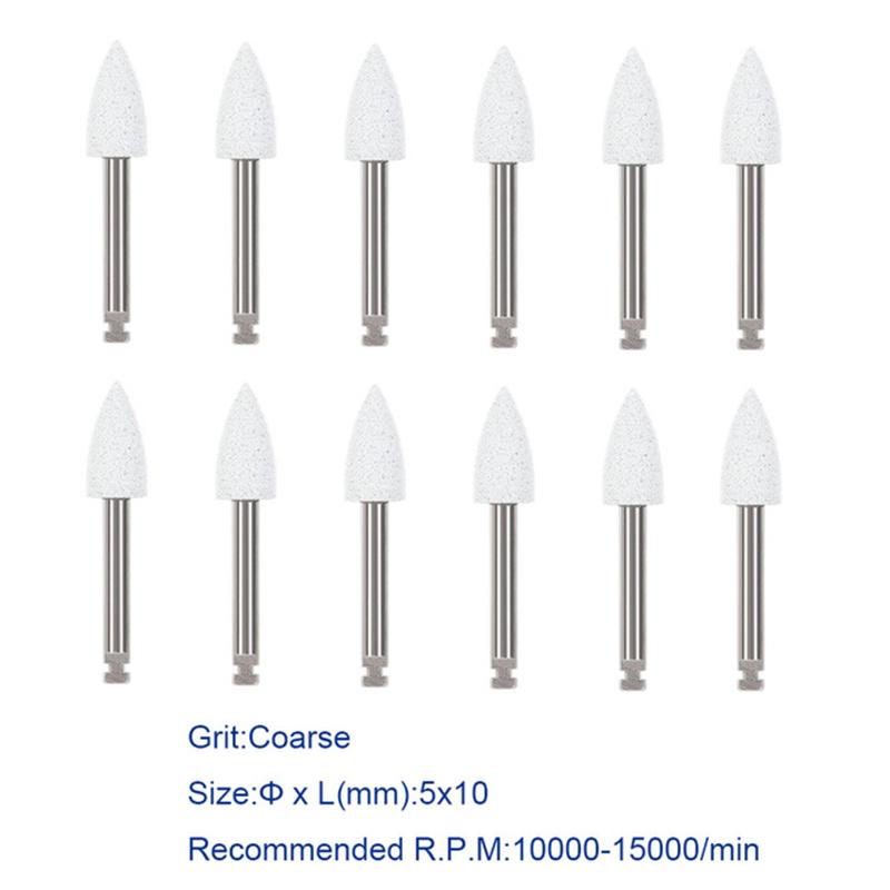 Dental Silicone Polisher 12Pcs/Pack For Contra Angle Handpiece Porcelain Polishing Composite Teeth Polish Dentistry Tool