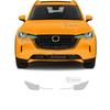 For Mazda CX90 2024 CX-90 2 Pcs Car Headlight Protective Film Transparent Smoked Black TPU Sticker