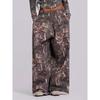 FlowStreet Streetwear Camouflage Two-piece Set European  American Harajuku Zipper Hoodie Y2K Pullover Loose Sweatpants Casual Wide Leg Pant