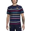 Мужская домашняя футболка для футбола FFF Academy Pro Черно-синяя FJ2727-499