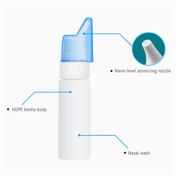 70Ml Travel Nasal Spray Nasal Spray Bottle Empty Bottle Multi-Purpose Spray Bottle Cleanse The Nasal Cavity Portable