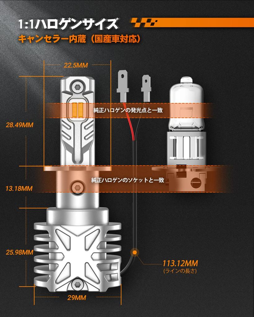 SEALIGHT Противотуманная фара, LED, H3, Взрывной свет, 10 000 лм, Переключение 2 цветов, Водонепроницаемость IP68,