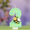 Birthday Candle Number Party Supplies Room Decorations  Bee Candle Gift Memories Lamps Wax Melt Candles And Stands