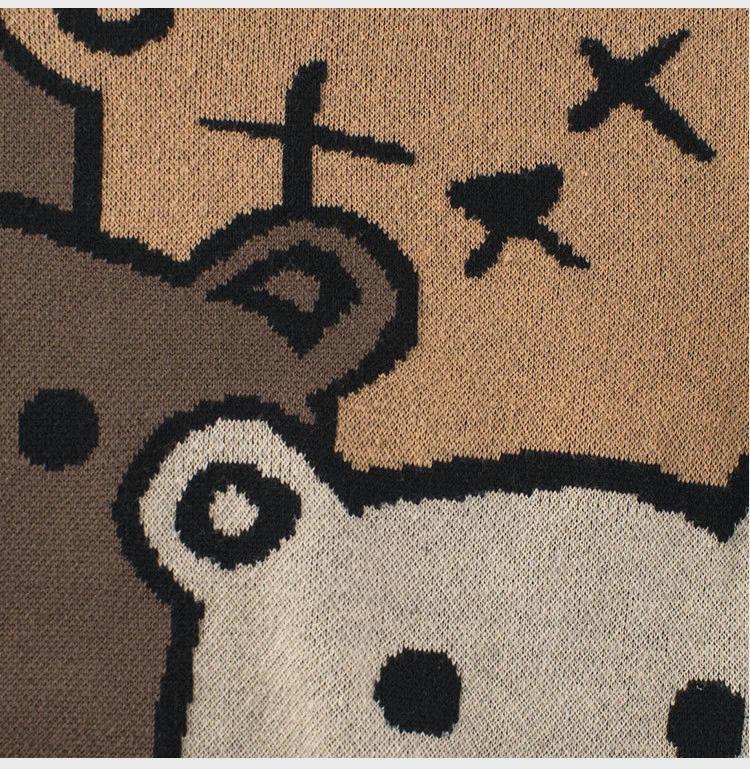 Детский свитер с медведем 27kids - для малышей и мальчиков, цельный