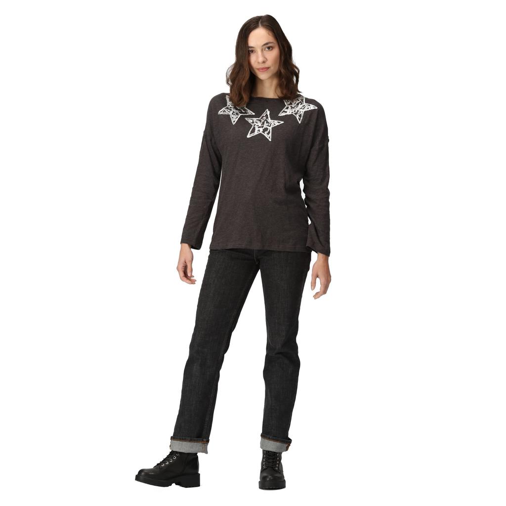 Regatta Womens/Ladies Carlene Stars Long-Sleeved T-Shirt