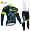 Thermal Fleece Cycling Jersey Set Men Tinkoff Mountian Bicycle Clothes Wear Ropa Ciclismo Racing Team Bike Cycling Clothing