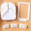 Jewelry Making Clay Earring Tools Drill Precise Position Earrings Jewelry Sculpting Tools Non-stick Homemade Craft
