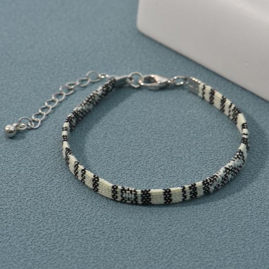 Плетеный браслет Бохо Этнический Тканый Регулируемый Геометрический Декоративный Подарок Женщинам Красочный Веревочный Браслет Аксессуары для Запястья для Повседневной Носки