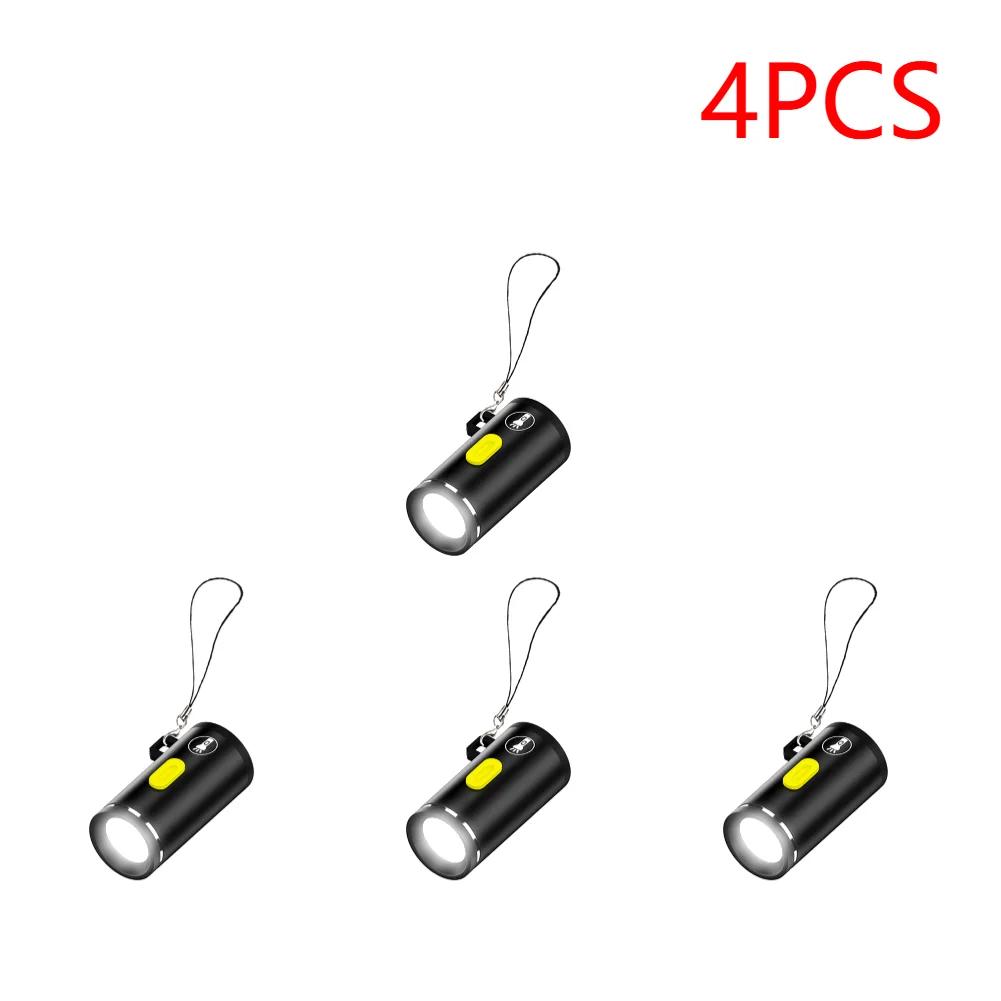 Type-C Power LED Handheld Mini Flashlight Aluminum Alloy Portable Camping Flashlight Camping Torch Light for Outdoor Camping