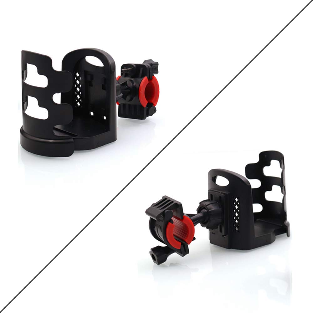 Универсальный подстаканник для мотоцикла, крепление на руль с регулируемым и вращающимся креплением для велосипеда, коляски, инвалидной коляски