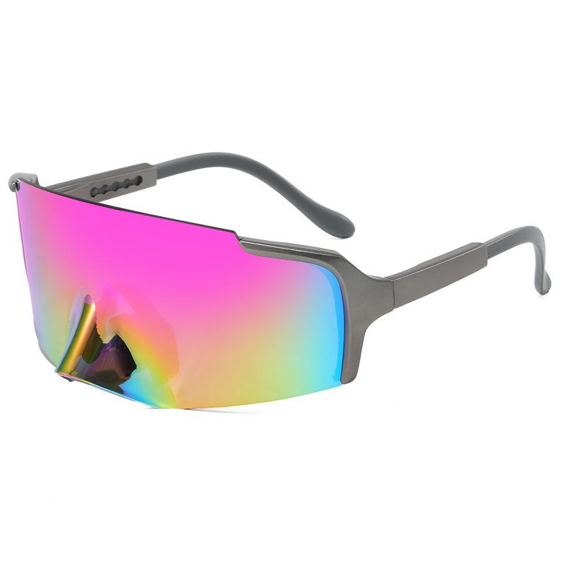 Очки для велоспорта с большой оправой, мужские и женские, для альпинизма, марафона, бега, защиты глаз, спортивные солнцезащитные очки, цветные солнцезащитные очки