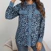 Spring and Autumn Leopard Jacket Women Corduroy Jacket Coat Women Overshirt Long Sleeve Loose Shirt Jackets for Women