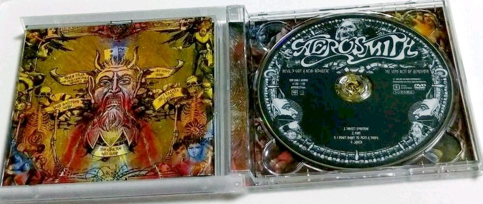 [Б/У] Первый лимитированный выпуск сборника лучших песен Aerosmith CD+DVD