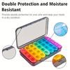 Pill Organizer 4 Times a Day Pill Box 7 Day,Large Weekly Medicine Pill Organizer for Travel with Removable Individual Containers