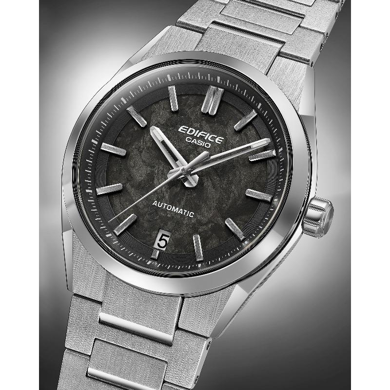 Casio Мужские кварцевые часы Edifice из нержавеющей стали, водозащита 100 м, EFK-100CD-1A