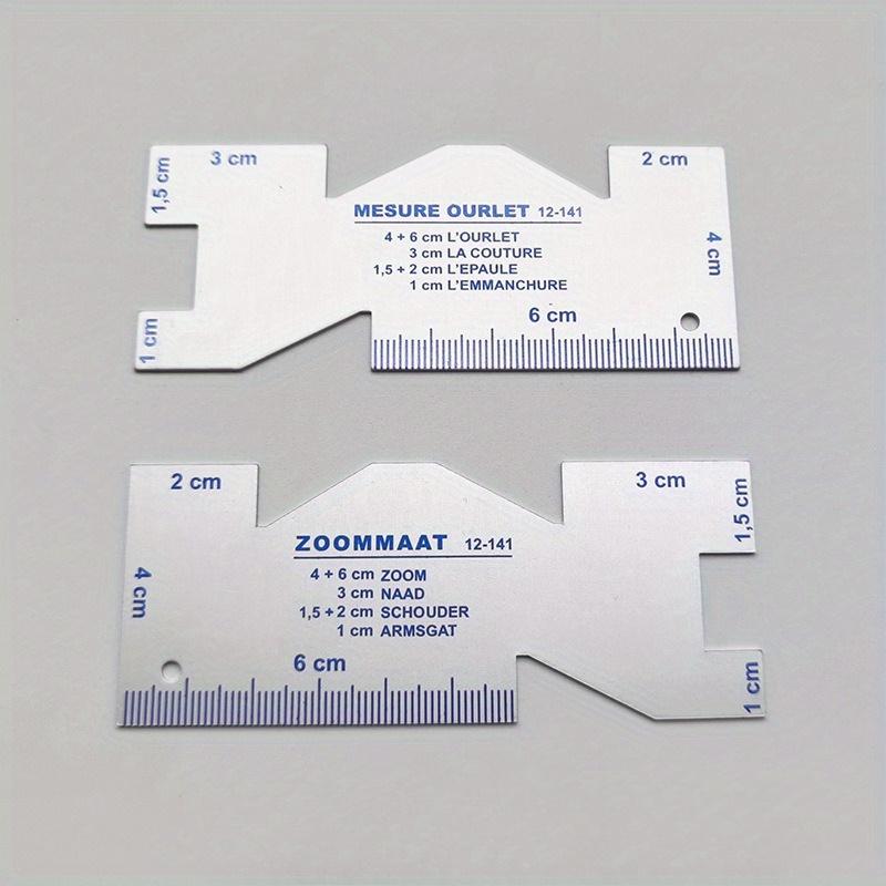 Премиальная белая швейная линейка — точный инструмент для резки ткани и самостоятельного дизайна, прочная и прозрачная для легкого измерения и создания поделок