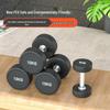 Aichen Rubber Coated Dumbbell Set with Rack