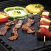 1/2Pcs Oven Mat Family Party Non Stick Teflon BBQ Liners Grill Foil  Resistant Barbecue Mat Fiberglass Barbecue Mats Reusable